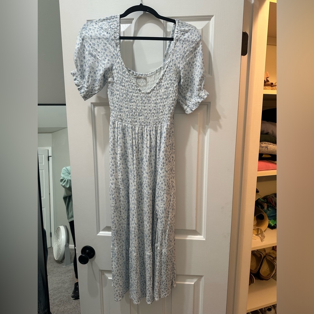 Abercrombie Blue and White Dress